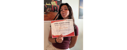 Award photo of Jenna