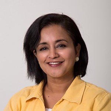 woman smiling at camera