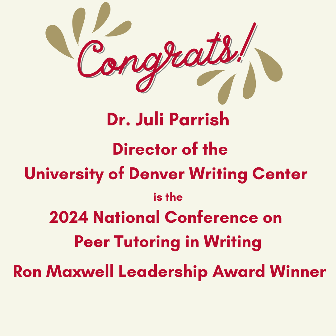 Juli Parrish congrats