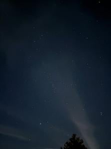 A clear night sky full of constellations