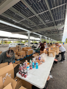 Food drive organized by the Food Bank of the Rockies