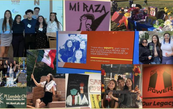 collage of different civic engagement activities