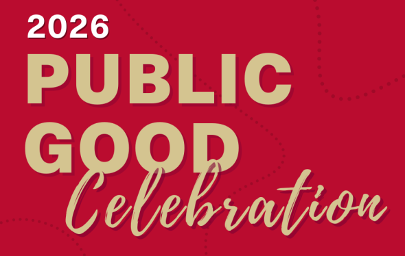 graphic that says 2026 public good celebration