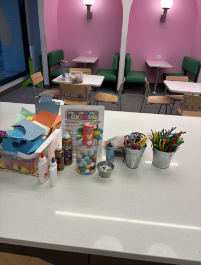 Image of supplies for badge making