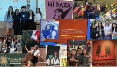 collage of different civic engagement activities