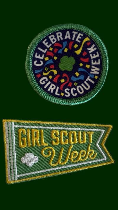 Girl Scout badges 