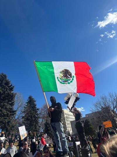 Protest rally in the Denver Metro Area, protesting ICE