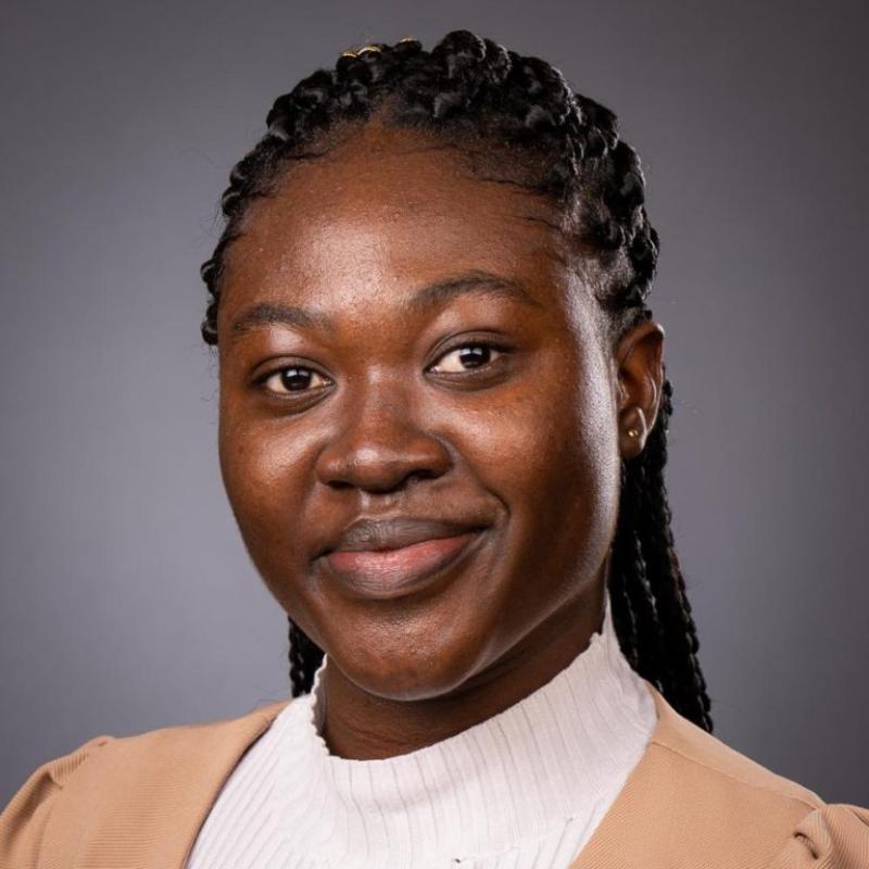 woman smiling at camera