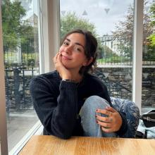 Abigail Hopper smiles at camera