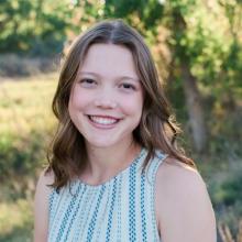 Sarah Krohn smiles at camera