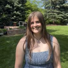 Nicola Rountree-Williams smiles at camera