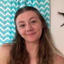 Sophia Wismar smiles at the camera