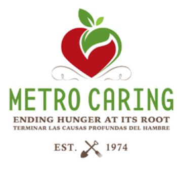 logo of nonprofit saying metro caring