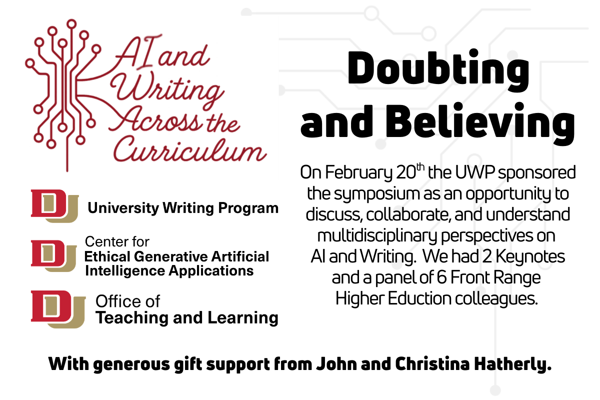 Doubting and Believing