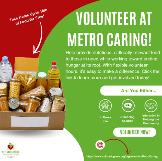 image of flyer asking for volunteers for metro caring